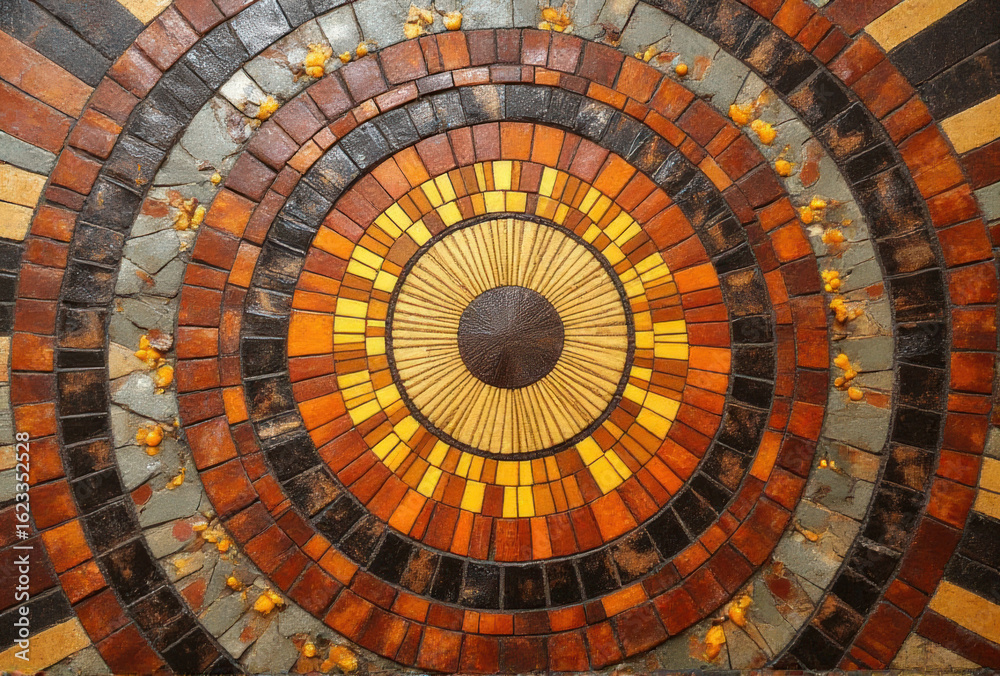 Fototapeta premium ceramic adorned background