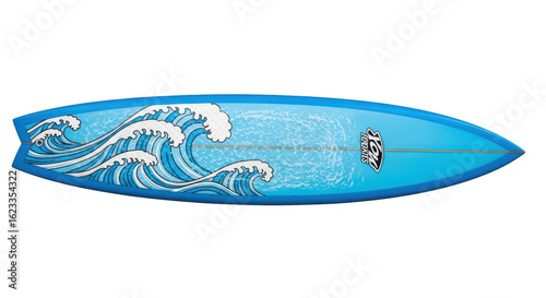 Photography Isolated Surfboard
