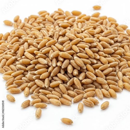 sunflower seeds on white background