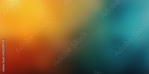 Foto Abstract pixelated gradient of warm and cool colors