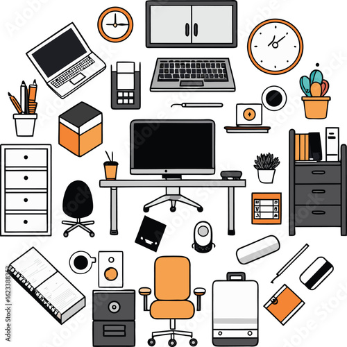 computer icons set