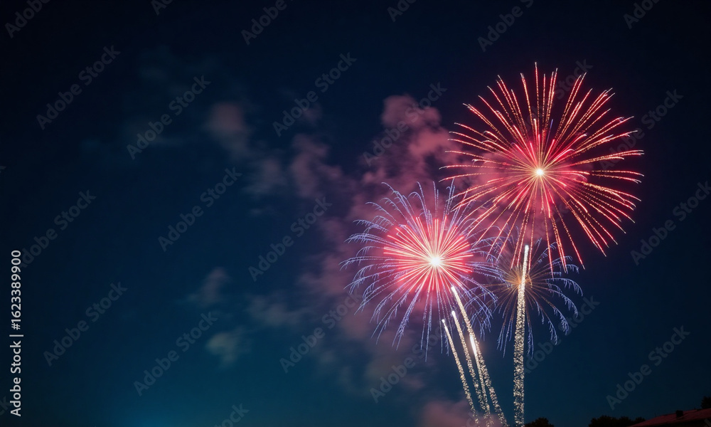 fireworks in the night sky fireworks in the night sky
