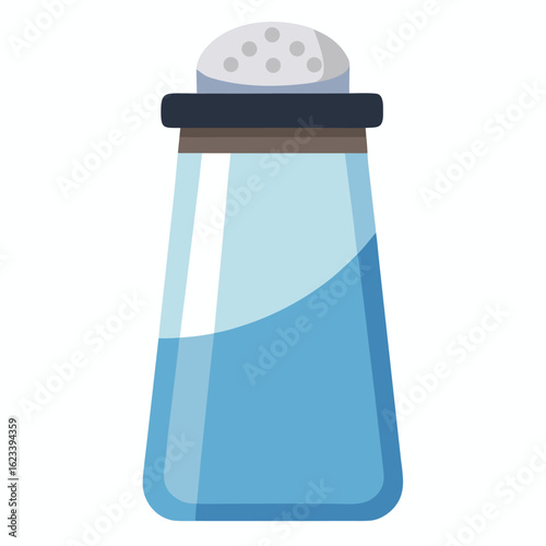 Salt shaker vector icon on white background.