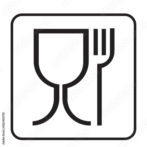 Food Safe Sign International Emblem