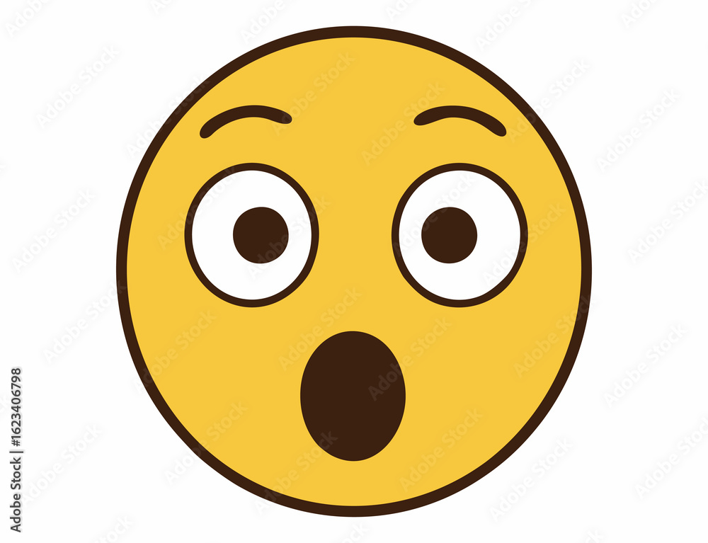 Fototapeta premium vector happy smiley face with smile