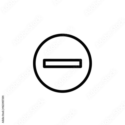 Vector Icon of Minus Sign in Simple Monochrome Style Free Download Vector Icon of Minus Sign in Simple Monochrome Style - GFXLoad