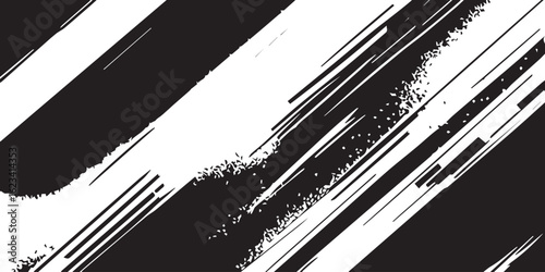 Edgy contrast lines minimal design