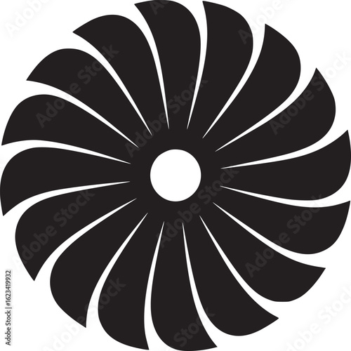 Turbine Vector Icon