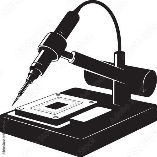 Soldering Iron & Microchip Repair Station