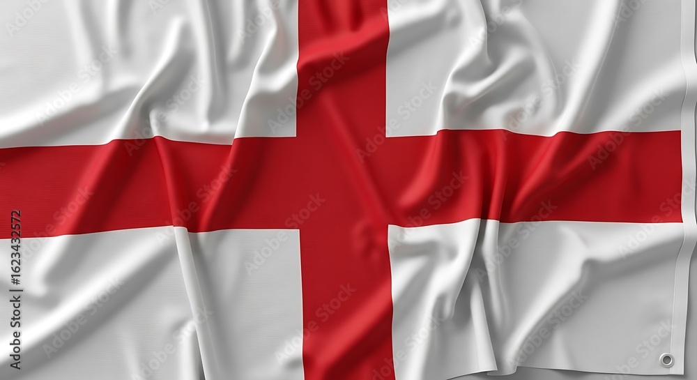 Obraz premium The iconic flag of England a symbol of national pride and heritage beautifully displayed