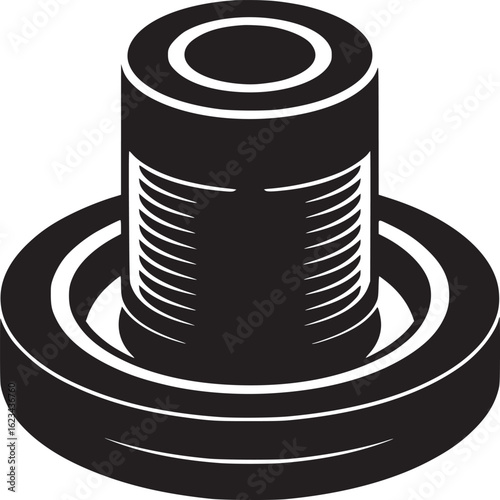 Cylindrical Object with Rings
