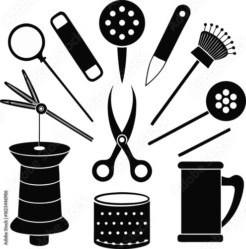 set of sewing accessories