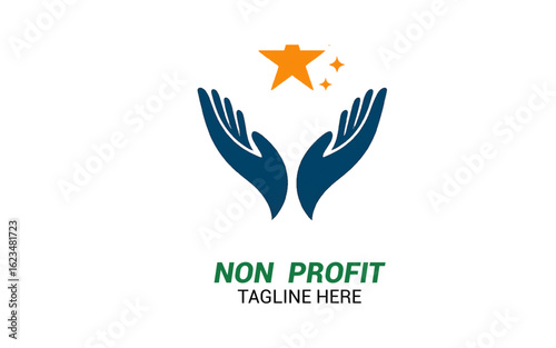 Innovative Charity Logo Vector Design, Nonprofit Logo Collection for Community Care template