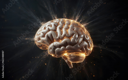 Wallpaper Mural Explore limitless brain power with this stunning visual, ideal for neuroscience, technology, and innovative health solutions marketing campaigns Torontodigital.ca