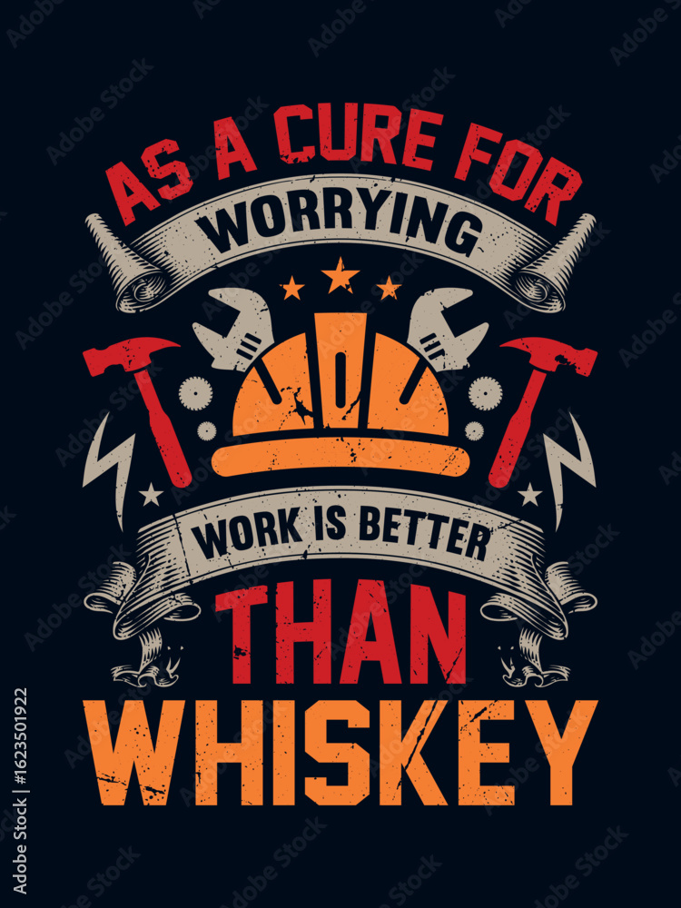 Fototapeta premium Labor day t-shirt design