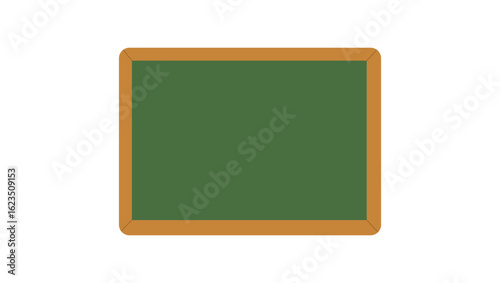 Classroom Chalkboard Icon in Flat Design
