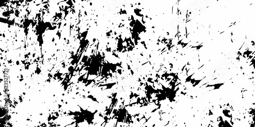 Abstract Black and White Scratch Texture Background Old paper grain texture with scratch details overlay. Vintage grunge background