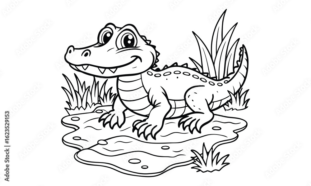 Obraz premium Reptiles t shirt design silhouette and vector line art Wild Reptile Graphics for Casual and Nature-Inspired Apparel