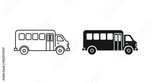 Bus Icon Illustration