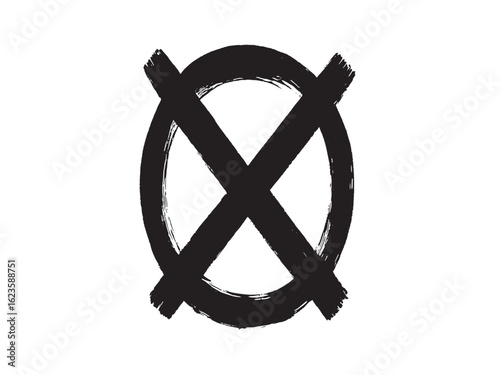 Isolated antique golden peace sign, symbol, and wheel designs on black and white backgrounds