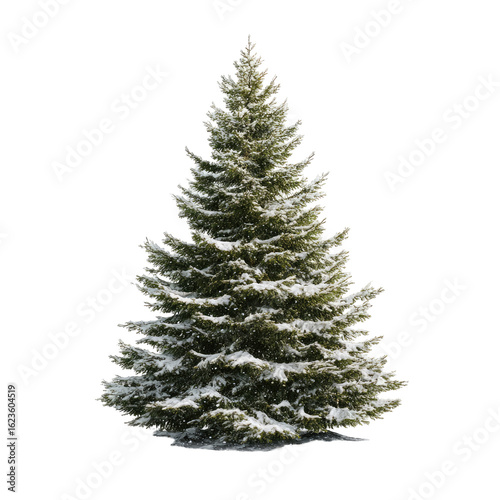 Snowy Christmas tree