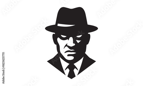 Mafia Mascot, Mafia Logo, Gangster Mascot