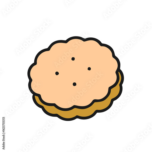 cookies isolated on white