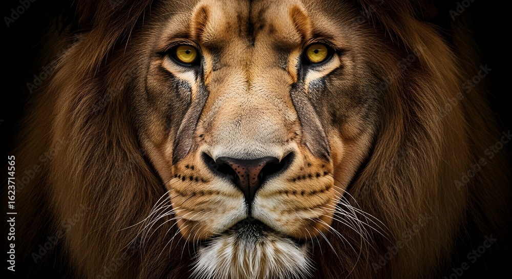 Naklejka premium portrait of a lion