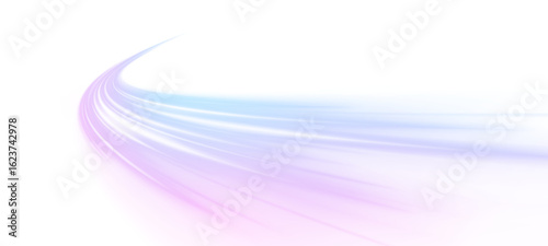 Twirling light and flowing wave effects mix with liquid spray. Bright neon curves and sparkling streaks shine in a speedy digital background.