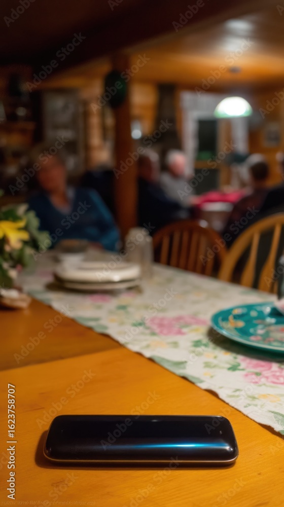 Fototapeta premium Mindful escape: digital detox, person releasing gadget habit, embracing real connection, happiness, enjoying nature, rediscovering laughter, restoring balance, choosing presence over distraction