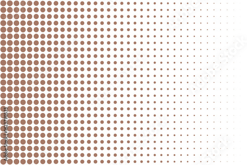 Mocha Mousse halftone gradient dot pattern