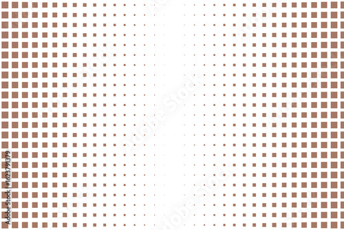 Mocha Mousse square halftone pattern background