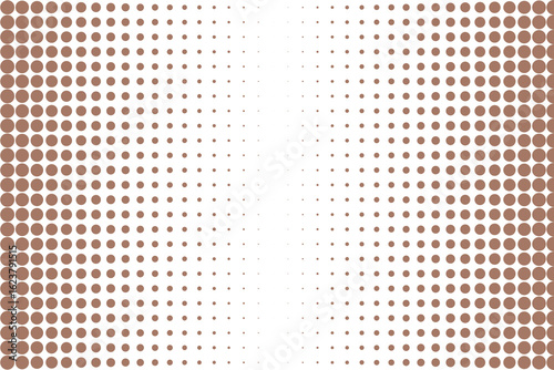 Mocha Mousse vertical halftone dots background
