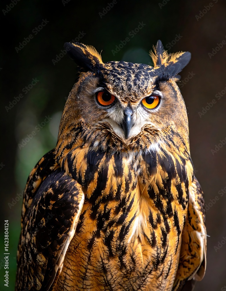 Fototapeta premium Close-up portrait of an owl