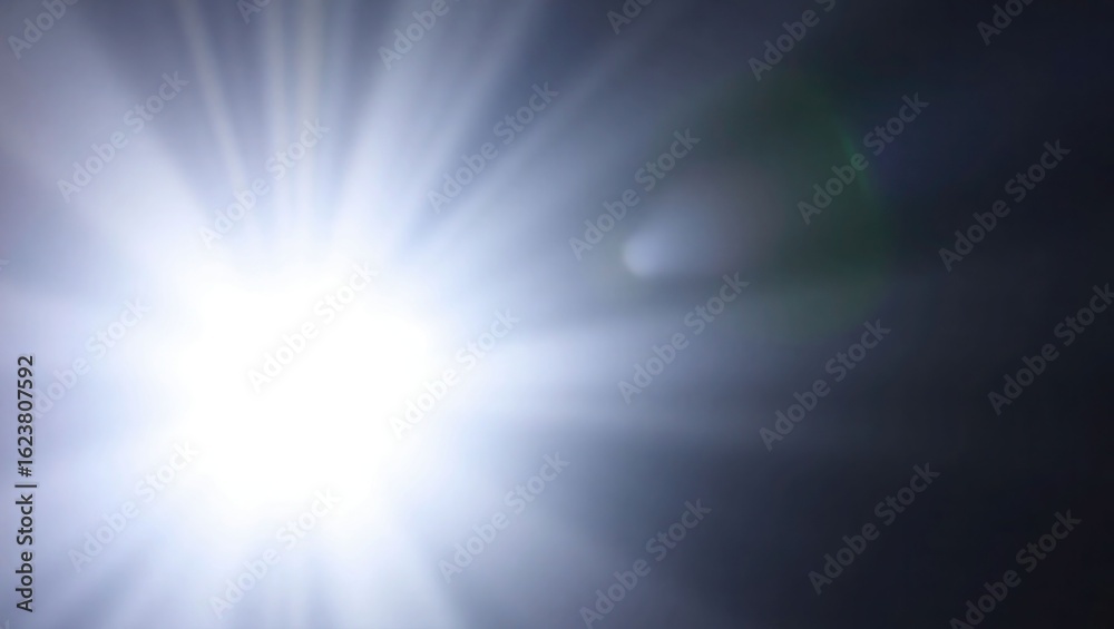 Obraz premium sun beams and rays of light