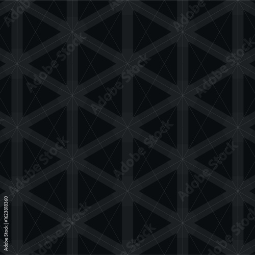 Abstract Pattern – Seamless Vector Texture with Bold Edges