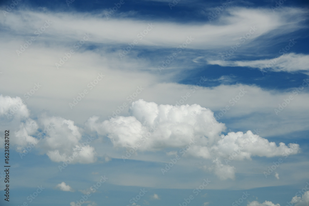 Fototapeta premium 青い空と白い雲