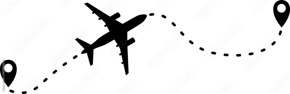 Plane Flight tracking Route