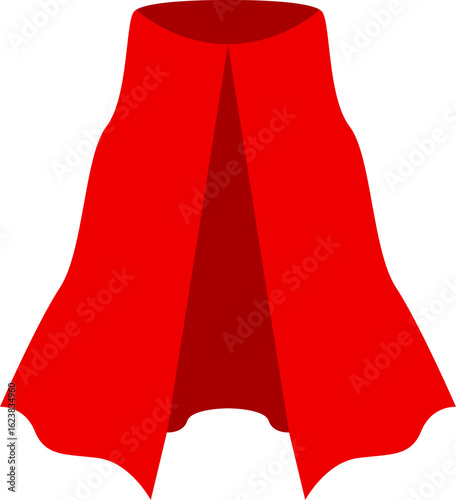 Red superhero cape