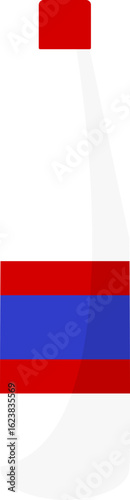 Cuka Bottle of vinegar icon illustration
