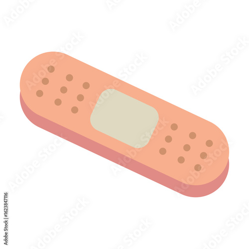 Adhesive bandage design. Vector