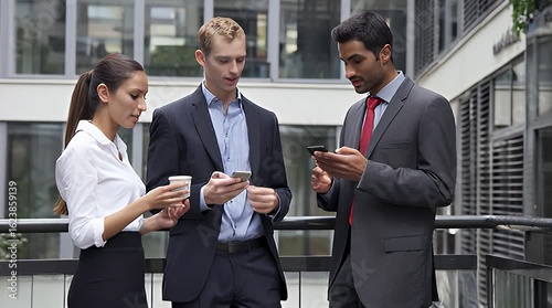business people talking on the phone