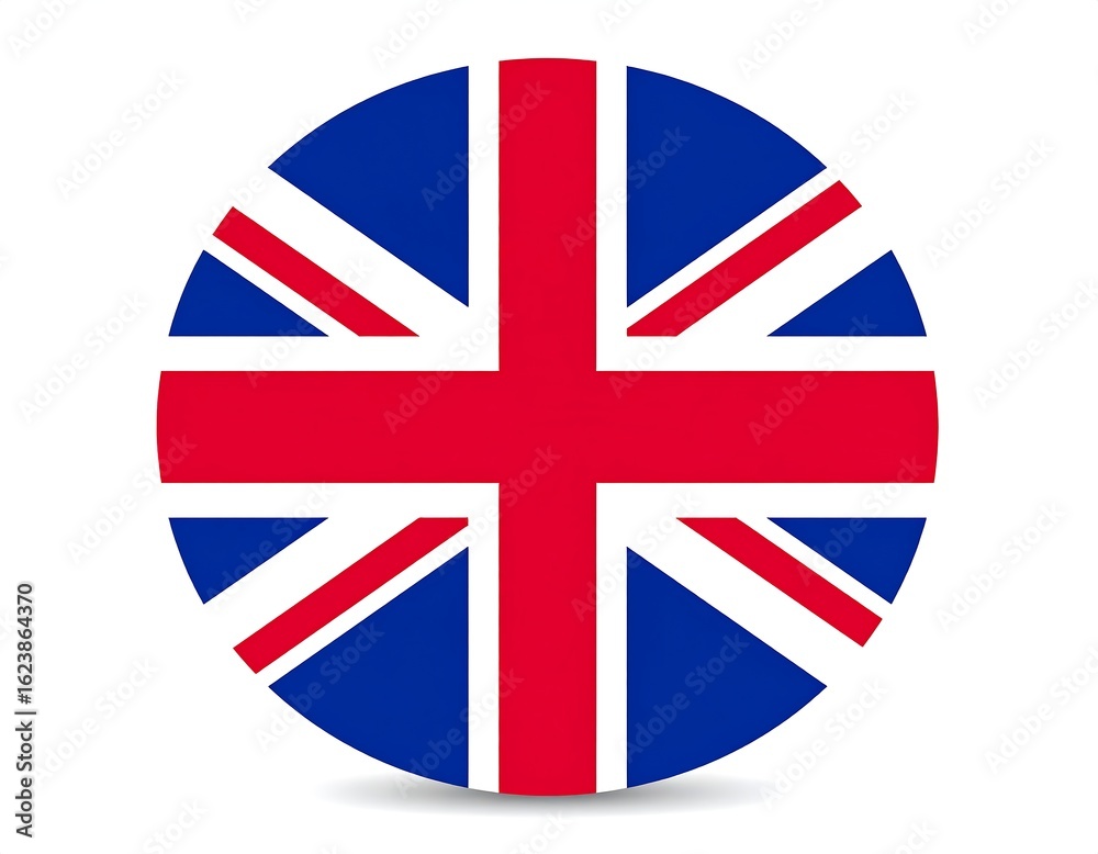 Obraz premium Circular UK flag