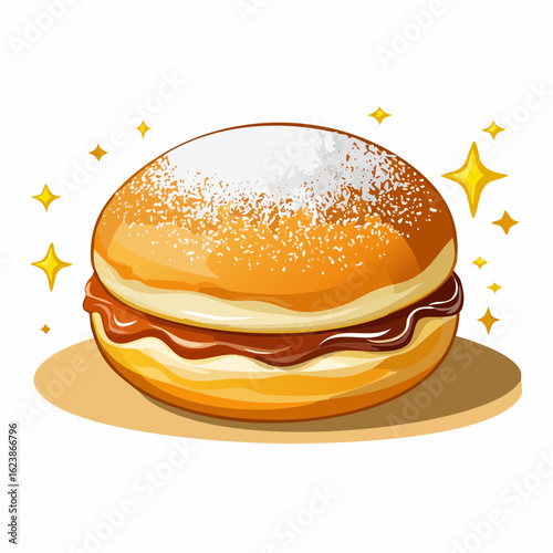 Berliner mit Marmelade