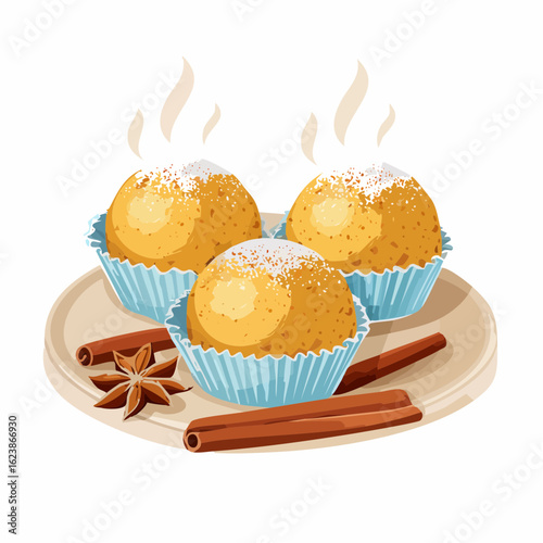 Quarkbällchen mit Zimt-Zucker