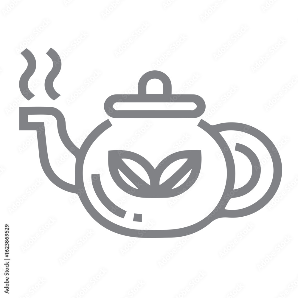 Fototapeta premium icon teapot