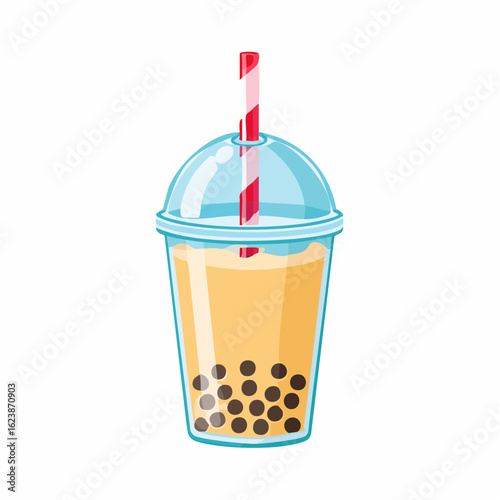  Bubble Tea im Plastikbecher