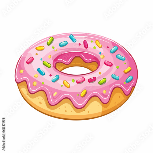 Donut mit Zuckerglasur