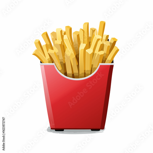  Pommes in roter Box