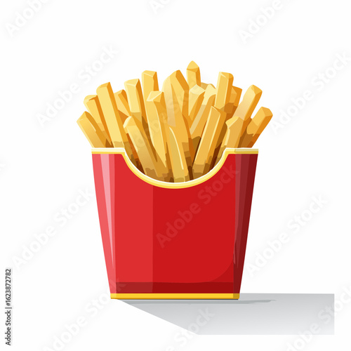  Pommes in roter Box